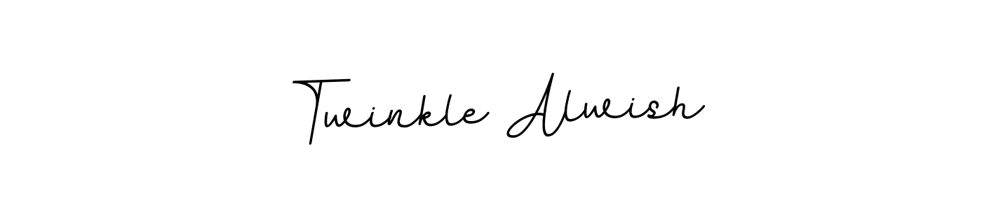 How to make Twinkle Alwish name signature. Use BallpointsItalic-DORy9 style for creating short signs online. This is the latest handwritten sign. Twinkle Alwish signature style 11 images and pictures png