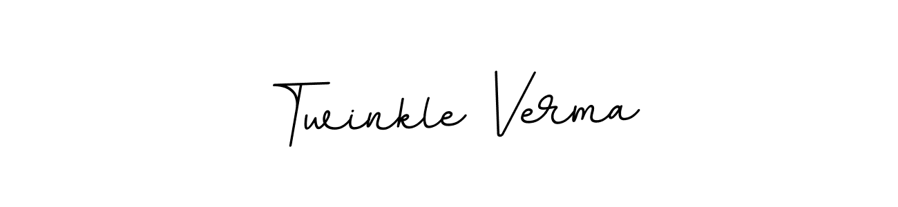 You should practise on your own different ways (BallpointsItalic-DORy9) to write your name (Twinkle Verma) in signature. don't let someone else do it for you. Twinkle Verma signature style 11 images and pictures png