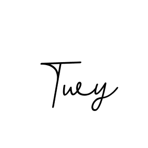 Create a beautiful signature design for name Twy. With this signature (BallpointsItalic-DORy9) fonts, you can make a handwritten signature for free. Twy signature style 11 images and pictures png