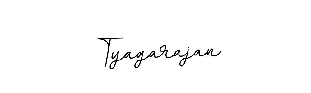 How to make Tyagarajan name signature. Use BallpointsItalic-DORy9 style for creating short signs online. This is the latest handwritten sign. Tyagarajan signature style 11 images and pictures png