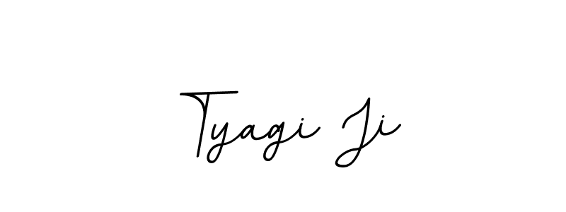 Tyagi Ji stylish signature style. Best Handwritten Sign (BallpointsItalic-DORy9) for my name. Handwritten Signature Collection Ideas for my name Tyagi Ji. Tyagi Ji signature style 11 images and pictures png