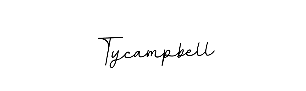 Create a beautiful signature design for name Tycampbell. With this signature (BallpointsItalic-DORy9) fonts, you can make a handwritten signature for free. Tycampbell signature style 11 images and pictures png