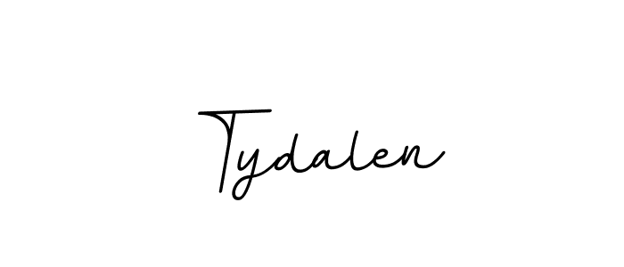 Tydalen stylish signature style. Best Handwritten Sign (BallpointsItalic-DORy9) for my name. Handwritten Signature Collection Ideas for my name Tydalen. Tydalen signature style 11 images and pictures png