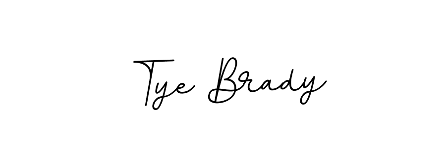 The best way (BallpointsItalic-DORy9) to make a short signature is to pick only two or three words in your name. The name Tye Brady include a total of six letters. For converting this name. Tye Brady signature style 11 images and pictures png