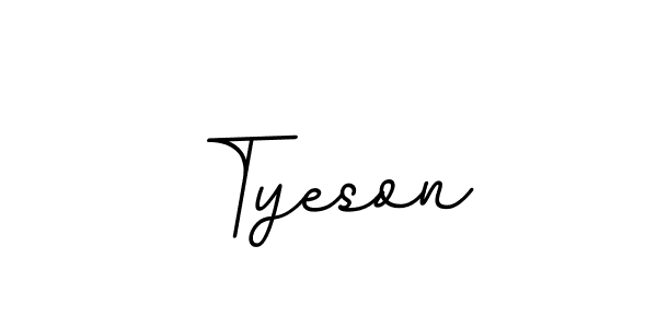 You should practise on your own different ways (BallpointsItalic-DORy9) to write your name (Tyeson) in signature. don't let someone else do it for you. Tyeson signature style 11 images and pictures png