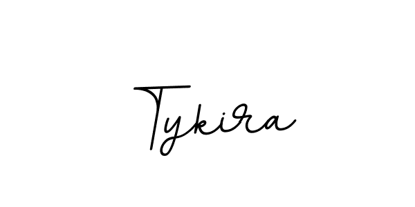 How to make Tykira name signature. Use BallpointsItalic-DORy9 style for creating short signs online. This is the latest handwritten sign. Tykira signature style 11 images and pictures png