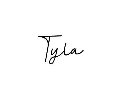 How to make Tyla signature? BallpointsItalic-DORy9 is a professional autograph style. Create handwritten signature for Tyla name. Tyla signature style 11 images and pictures png