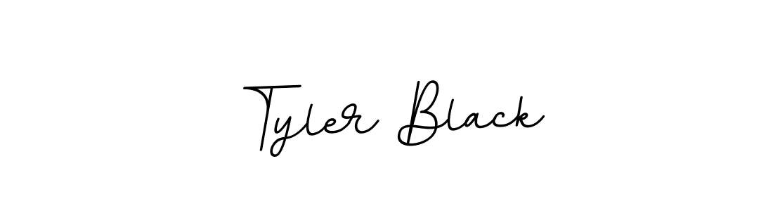 Use a signature maker to create a handwritten signature online. With this signature software, you can design (BallpointsItalic-DORy9) your own signature for name Tyler Black. Tyler Black signature style 11 images and pictures png