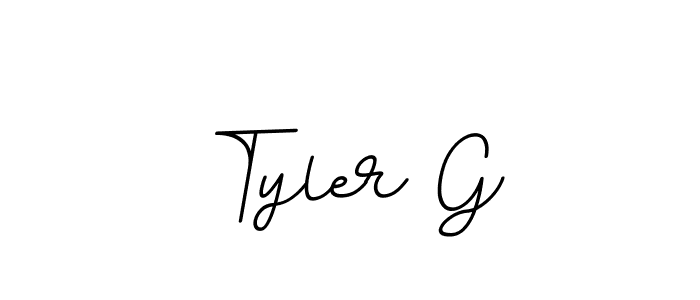 Check out images of Autograph of Tyler G name. Actor Tyler G Signature Style. BallpointsItalic-DORy9 is a professional sign style online. Tyler G signature style 11 images and pictures png