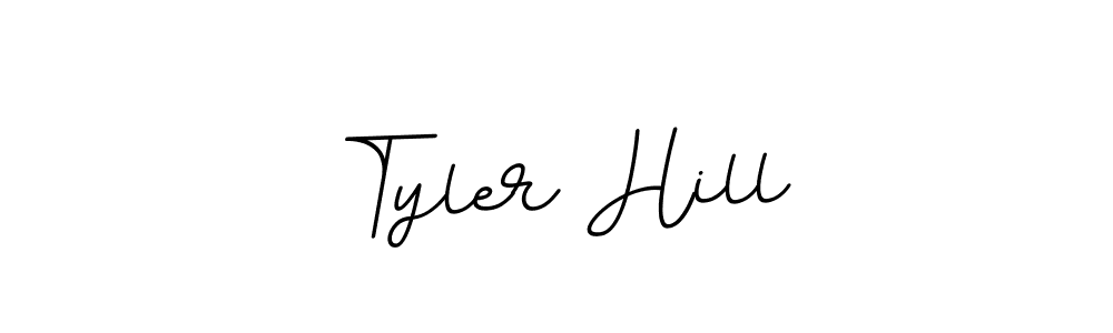 if you are searching for the best signature style for your name Tyler Hill. so please give up your signature search. here we have designed multiple signature styles  using BallpointsItalic-DORy9. Tyler Hill signature style 11 images and pictures png