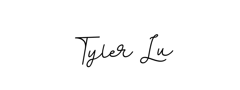 It looks lik you need a new signature style for name Tyler Lu. Design unique handwritten (BallpointsItalic-DORy9) signature with our free signature maker in just a few clicks. Tyler Lu signature style 11 images and pictures png