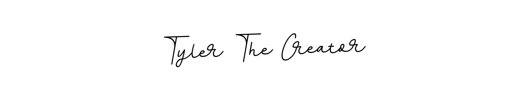 How to make Tyler The Creator name signature. Use BallpointsItalic-DORy9 style for creating short signs online. This is the latest handwritten sign. Tyler The Creator signature style 11 images and pictures png