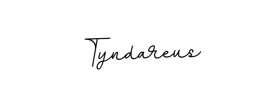 Make a beautiful signature design for name Tyndareus. With this signature (BallpointsItalic-DORy9) style, you can create a handwritten signature for free. Tyndareus signature style 11 images and pictures png