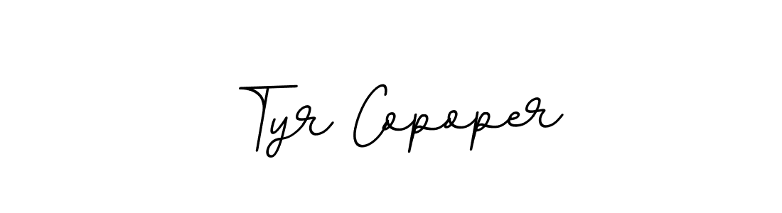 Tyr Copoper stylish signature style. Best Handwritten Sign (BallpointsItalic-DORy9) for my name. Handwritten Signature Collection Ideas for my name Tyr Copoper. Tyr Copoper signature style 11 images and pictures png