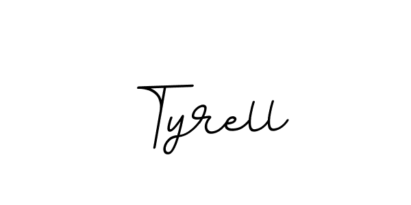Use a signature maker to create a handwritten signature online. With this signature software, you can design (BallpointsItalic-DORy9) your own signature for name Tyrell. Tyrell signature style 11 images and pictures png