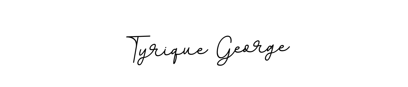 if you are searching for the best signature style for your name Tyrique George. so please give up your signature search. here we have designed multiple signature styles  using BallpointsItalic-DORy9. Tyrique George signature style 11 images and pictures png