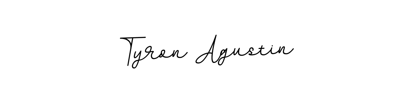 How to make Tyron Agustin signature? BallpointsItalic-DORy9 is a professional autograph style. Create handwritten signature for Tyron Agustin name. Tyron Agustin signature style 11 images and pictures png