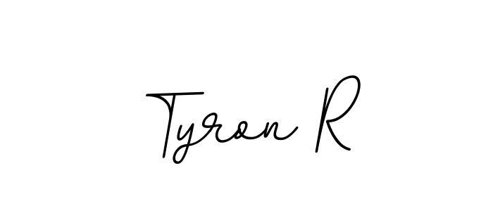 Also we have Tyron R name is the best signature style. Create professional handwritten signature collection using BallpointsItalic-DORy9 autograph style. Tyron R signature style 11 images and pictures png