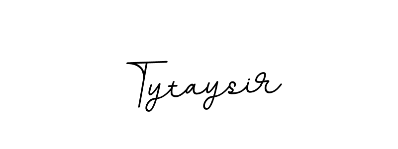 Use a signature maker to create a handwritten signature online. With this signature software, you can design (BallpointsItalic-DORy9) your own signature for name Tytaysir. Tytaysir signature style 11 images and pictures png