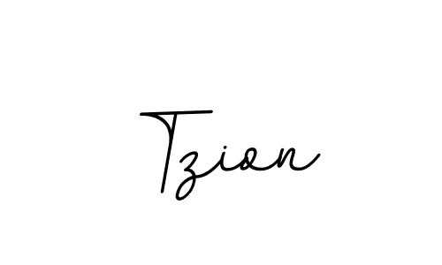 Tzion stylish signature style. Best Handwritten Sign (BallpointsItalic-DORy9) for my name. Handwritten Signature Collection Ideas for my name Tzion. Tzion signature style 11 images and pictures png