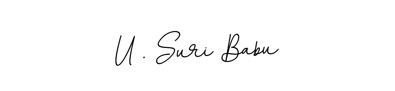 if you are searching for the best signature style for your name U . Suri Babu. so please give up your signature search. here we have designed multiple signature styles  using BallpointsItalic-DORy9. U . Suri Babu signature style 11 images and pictures png