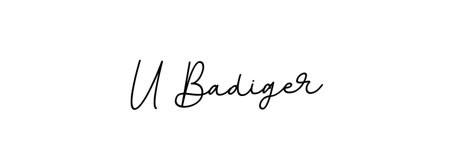 Make a beautiful signature design for name U Badiger. Use this online signature maker to create a handwritten signature for free. U Badiger signature style 11 images and pictures png