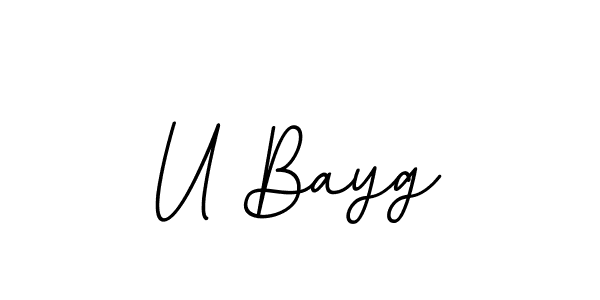 BallpointsItalic-DORy9 is a professional signature style that is perfect for those who want to add a touch of class to their signature. It is also a great choice for those who want to make their signature more unique. Get U Bayg name to fancy signature for free. U Bayg signature style 11 images and pictures png