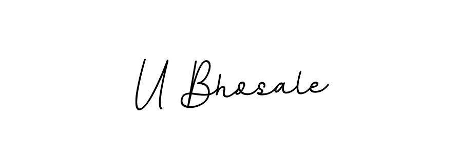 Also You can easily find your signature by using the search form. We will create U Bhosale name handwritten signature images for you free of cost using BallpointsItalic-DORy9 sign style. U Bhosale signature style 11 images and pictures png