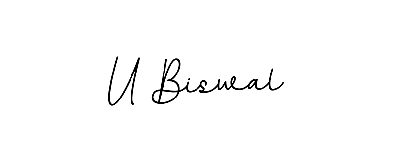 Similarly BallpointsItalic-DORy9 is the best handwritten signature design. Signature creator online .You can use it as an online autograph creator for name U Biswal. U Biswal signature style 11 images and pictures png