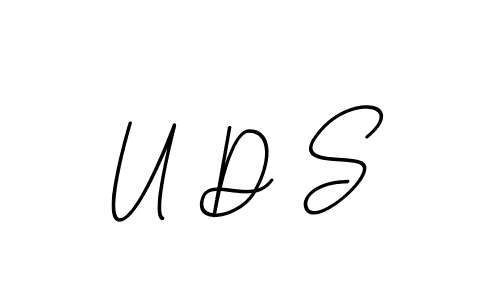 This is the best signature style for the U D S name. Also you like these signature font (BallpointsItalic-DORy9). Mix name signature. U D S signature style 11 images and pictures png