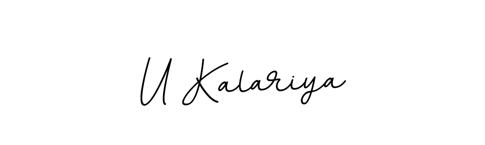 Similarly BallpointsItalic-DORy9 is the best handwritten signature design. Signature creator online .You can use it as an online autograph creator for name U Kalariya. U Kalariya signature style 11 images and pictures png