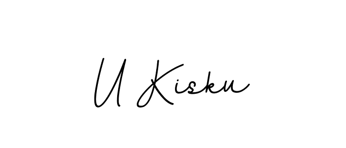 The best way (BallpointsItalic-DORy9) to make a short signature is to pick only two or three words in your name. The name U Kisku include a total of six letters. For converting this name. U Kisku signature style 11 images and pictures png