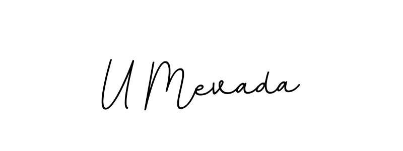 BallpointsItalic-DORy9 is a professional signature style that is perfect for those who want to add a touch of class to their signature. It is also a great choice for those who want to make their signature more unique. Get U Mevada name to fancy signature for free. U Mevada signature style 11 images and pictures png