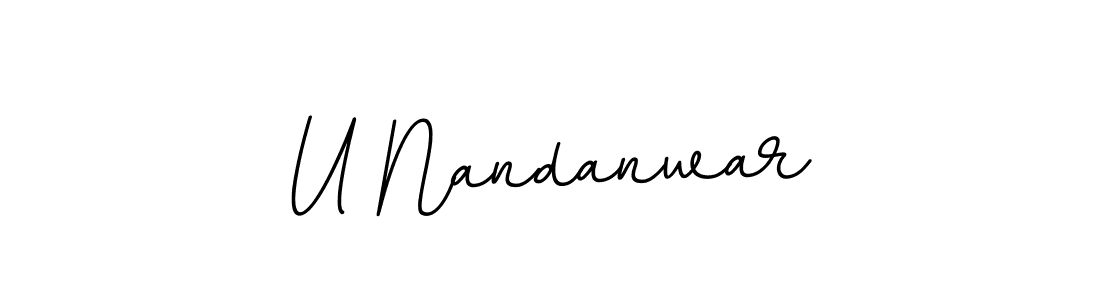 How to Draw U Nandanwar signature style? BallpointsItalic-DORy9 is a latest design signature styles for name U Nandanwar. U Nandanwar signature style 11 images and pictures png