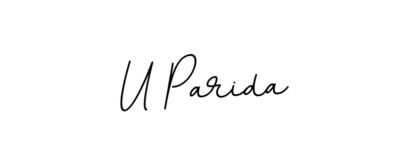 This is the best signature style for the U Parida name. Also you like these signature font (BallpointsItalic-DORy9). Mix name signature. U Parida signature style 11 images and pictures png