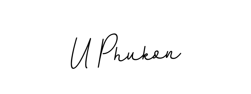 Also You can easily find your signature by using the search form. We will create U Phukon name handwritten signature images for you free of cost using BallpointsItalic-DORy9 sign style. U Phukon signature style 11 images and pictures png