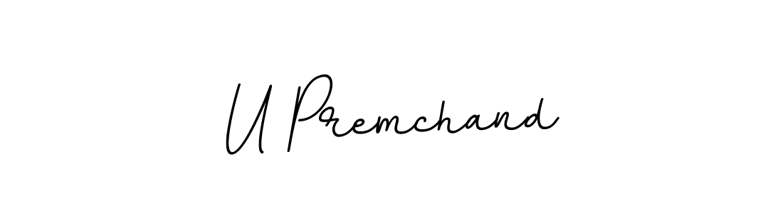 The best way (BallpointsItalic-DORy9) to make a short signature is to pick only two or three words in your name. The name U Premchand include a total of six letters. For converting this name. U Premchand signature style 11 images and pictures png