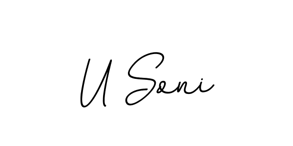 How to Draw U Soni signature style? BallpointsItalic-DORy9 is a latest design signature styles for name U Soni. U Soni signature style 11 images and pictures png