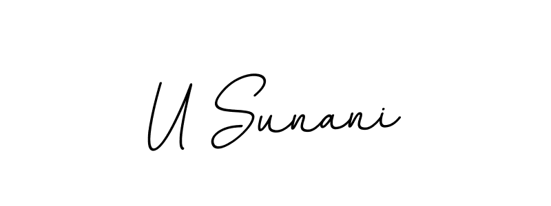 if you are searching for the best signature style for your name U Sunani. so please give up your signature search. here we have designed multiple signature styles  using BallpointsItalic-DORy9. U Sunani signature style 11 images and pictures png