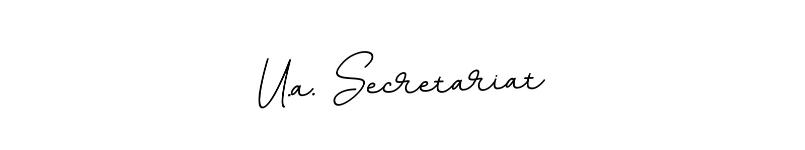 Make a beautiful signature design for name U.a. Secretariat. Use this online signature maker to create a handwritten signature for free. U.a. Secretariat signature style 11 images and pictures png