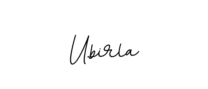 Use a signature maker to create a handwritten signature online. With this signature software, you can design (BallpointsItalic-DORy9) your own signature for name U.birla. U.birla signature style 11 images and pictures png