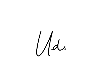 if you are searching for the best signature style for your name U.d.. so please give up your signature search. here we have designed multiple signature styles  using BallpointsItalic-DORy9. U.d. signature style 11 images and pictures png