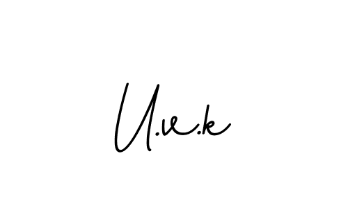 Also You can easily find your signature by using the search form. We will create U.v.k name handwritten signature images for you free of cost using BallpointsItalic-DORy9 sign style. U.v.k signature style 11 images and pictures png