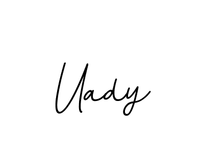 Also You can easily find your signature by using the search form. We will create Uady name handwritten signature images for you free of cost using BallpointsItalic-DORy9 sign style. Uady signature style 11 images and pictures png