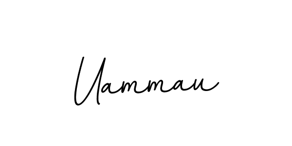 Create a beautiful signature design for name Uammau. With this signature (BallpointsItalic-DORy9) fonts, you can make a handwritten signature for free. Uammau signature style 11 images and pictures png