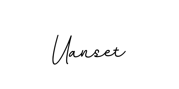 How to make Uanset name signature. Use BallpointsItalic-DORy9 style for creating short signs online. This is the latest handwritten sign. Uanset signature style 11 images and pictures png