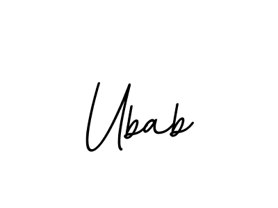 Make a beautiful signature design for name Ubab. With this signature (BallpointsItalic-DORy9) style, you can create a handwritten signature for free. Ubab signature style 11 images and pictures png