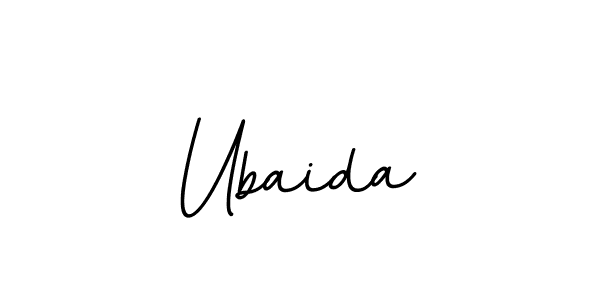 How to make Ubaida name signature. Use BallpointsItalic-DORy9 style for creating short signs online. This is the latest handwritten sign. Ubaida signature style 11 images and pictures png