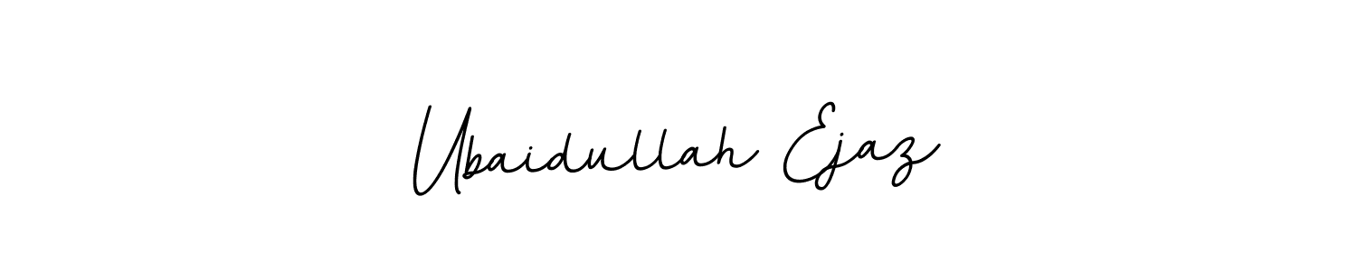 How to make Ubaidullah Ejaz name signature. Use BallpointsItalic-DORy9 style for creating short signs online. This is the latest handwritten sign. Ubaidullah Ejaz signature style 11 images and pictures png