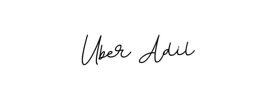 Design your own signature with our free online signature maker. With this signature software, you can create a handwritten (BallpointsItalic-DORy9) signature for name Uber Adil. Uber Adil signature style 11 images and pictures png